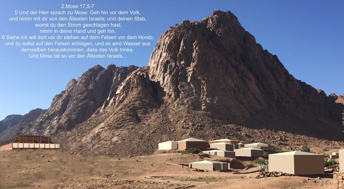 Exodus, Israel vor dem Berg Horeb